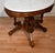 1880s Antique Victorian Renaissance Revival Walnut & Marble Top Center Table For Sale - Image 11 of 18