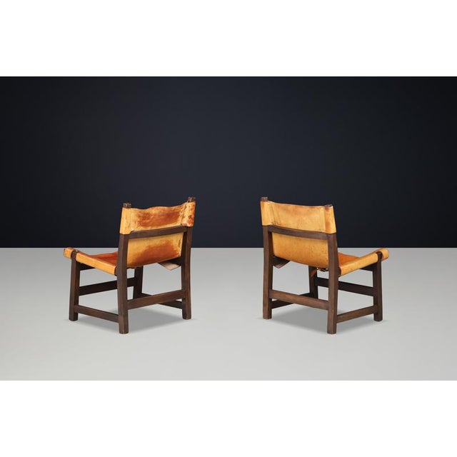 Gold Riaza Chico Chica Childrens Chairs by Paco Muñoz for Darro, Spain, 1960, Set of 2 For Sale - Image 8 of 17