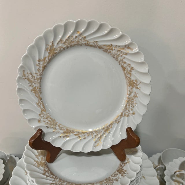 Limoges, France 1970s Haviland Limoges Ladore 10 Placesettings For Sale - Image 4 of 11