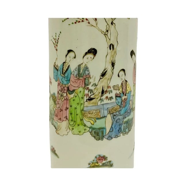 Antique Chinese Famille Rose 11” Tall Vase 19th Century. Acquired from a large estate in Georgia. Condition is preowned....