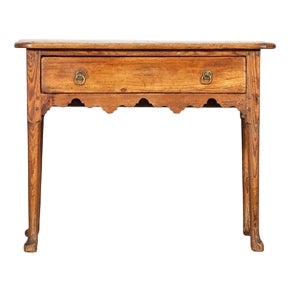 Low English Pine Boy Side Table, 1790s For Sale