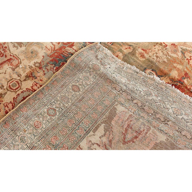Persian Early 20th Century Persian Senneh Rug For Sale - Image 3 of 8