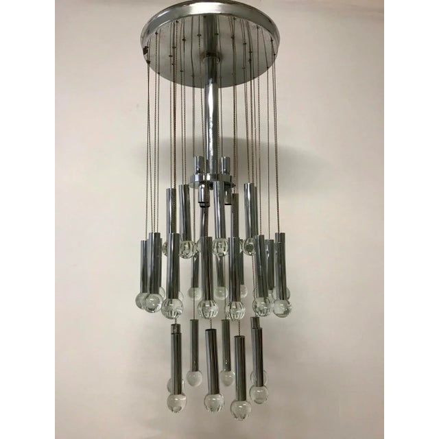 Mid-Century Chandelier by Gaetano Sciolari For Sale - Image 11 of 11