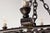 Large Circular Wrought Iron Chandelier, France, 1940 For Sale - Image 6 of 9