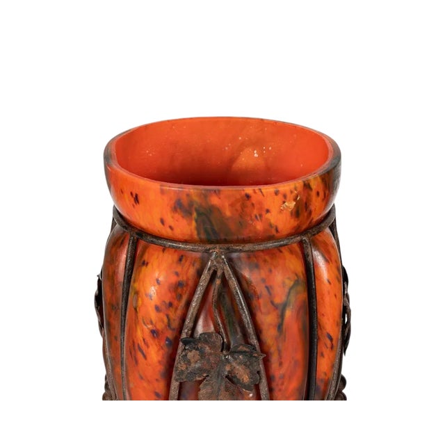 An exceptional pair of French Art Deco art glass vases with documented Larry Flynt Estate provenance, acquired at the...