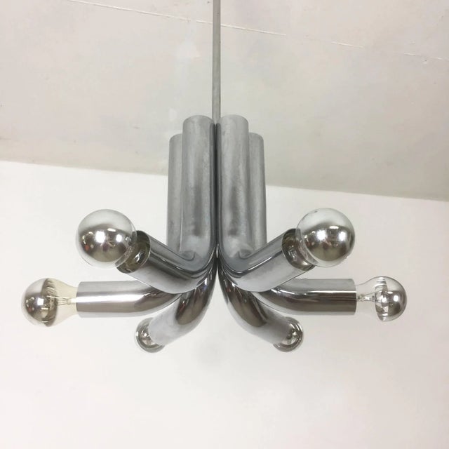 Modernist German Sputnik Hanging Light from Cosack Lights, 1960s For Sale - Image 4 of 10