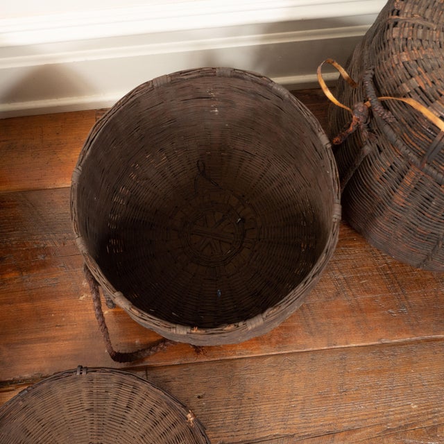 Set of 6, Collection of 19th Century African Baskets - Mali For Sale - Image 11 of 16