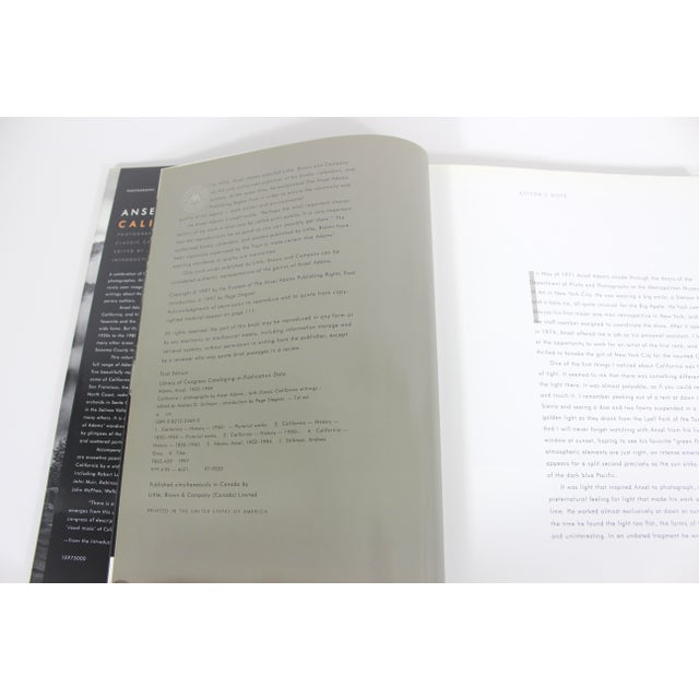 1990s 1997 Ansel Adams California Hard Cover Book Photographs and Classic California Writings by Famous Authors For Sale - Image 5 of 8