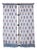 Nargis 45" X 84" Orange & Blue Curtain For Sale