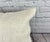 Turkish 20 x 20 Hemp Pillow Turkish Cushion Natural Grayish White Pillow Cushion Cover For Sale - Image 3 of 4