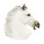Cream Large Classical Greek Style Parthenon Horse Bust in Plaster For Sale - Image 8 of 17