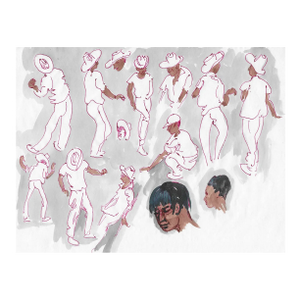 1970s Ivy Attwell Figure Study