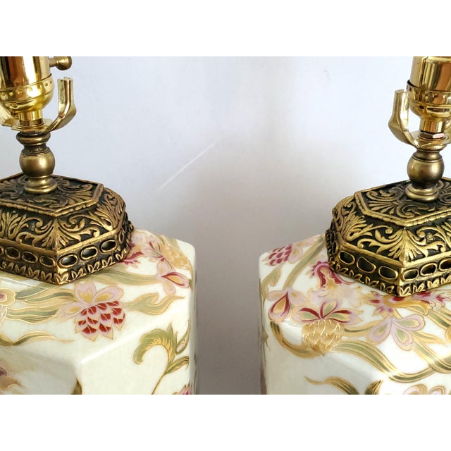 Lamp Pair Flowers For Sale In Miami - Image 6 of 17