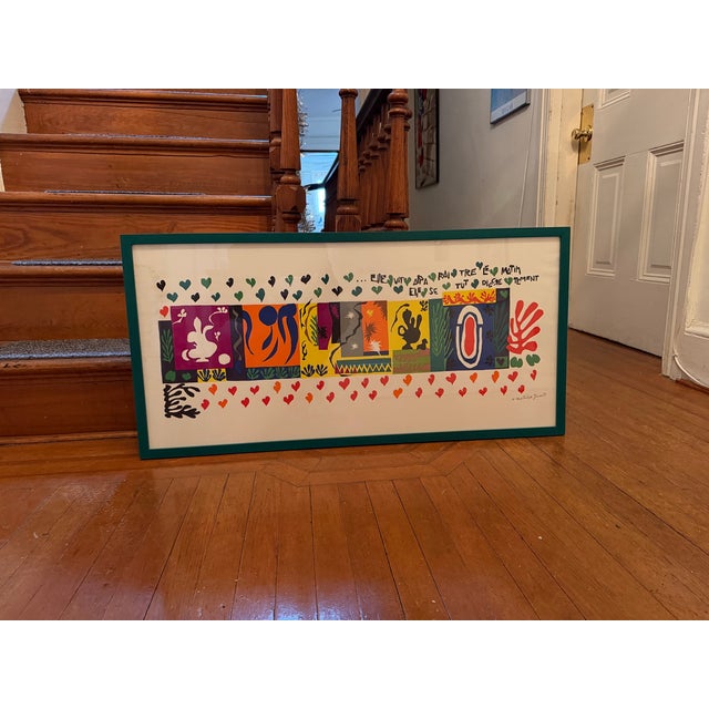 Abstract Expressionism 1980s Henri Matisse "Les Mille Et Une Nuits" (The Thousand and One Nights) Lithograph For Sale - Image 3 of 10