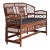 Vintage Brighton Pavillon Rattan Settee For Sale