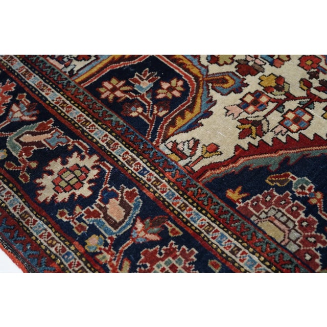 Antique Persian Farahan Sarouk Rug 4'6" X 6'9" For Sale - Image 10 of 11