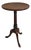 Small Victorian Wine Table with Three Footed Base For Sale