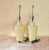 Mid-Century Modern 2000s Mid-Century Modern Style Yellow Ceramic Table Lamps, a Pair For Sale - Image 3 of 12