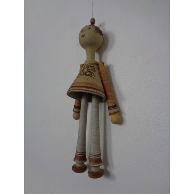 Figurative Studio Ceramic Wind Chime by Karen Boel, Denmark, 1960s For Sale - Image 4 of 18