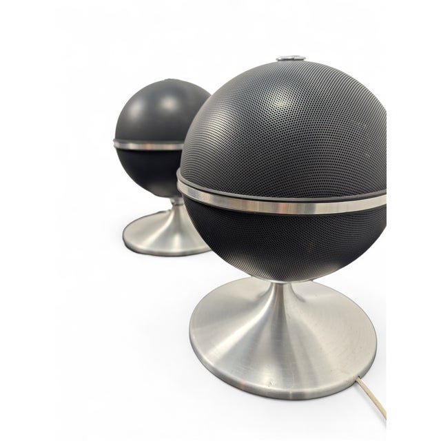 1970s Space Age Spherical Audiorama Speakers from Grundig, 1970s, Set of 2 For Sale - Image 5 of 10