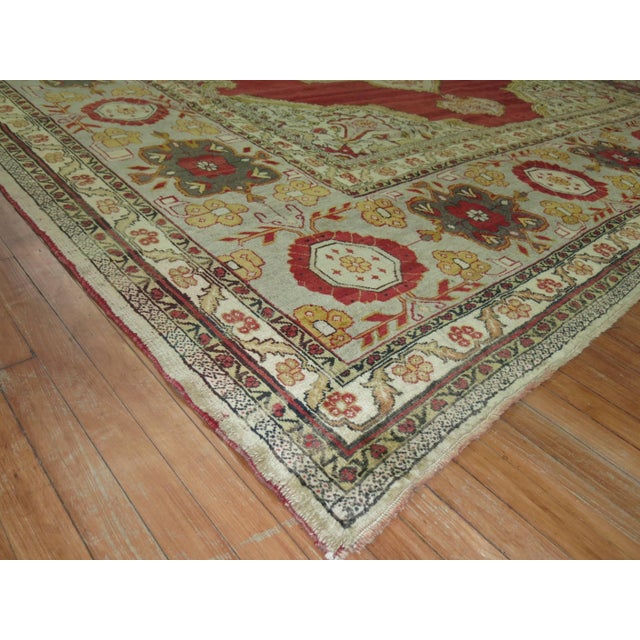 Antique Turkish Sivas Square Rug For Sale In New York - Image 6 of 18