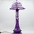 Art Nouveau Table Lamp in Purple Glass, 1970 For Sale - Image 4 of 13