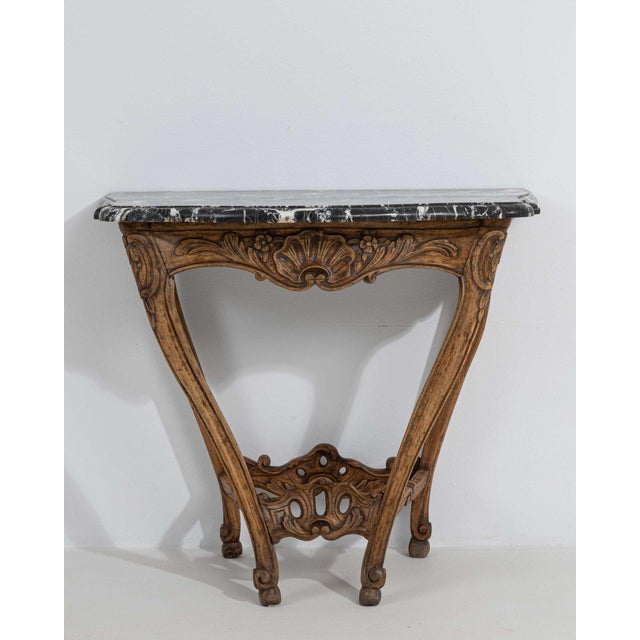 Early 19th Century France Louis XV Amber Wood Console Table For Sale In Greensboro - Image 6 of 10