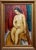 Bernard Glasgow - Seated Nude Woman - Oil painting -c.1935 Oil painting on board Circa 1935 Frame size 32 x 44" Board size...