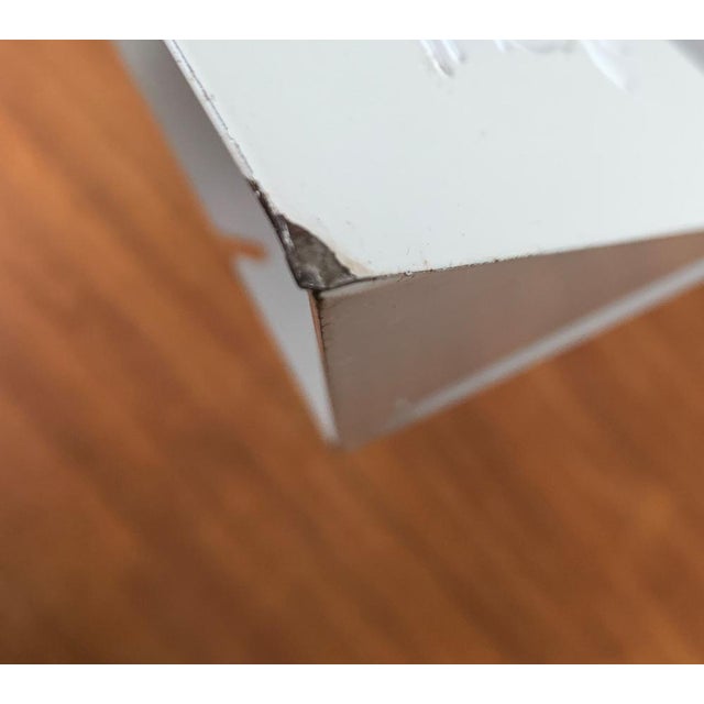 Mid-Century Space Age Italian Minimalist Tole Table Lamp by G. Grego, 1960s For Sale - Image 18 of 18