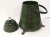 Late 20th Century Late 20th Century Green Metal Pot With Handle For Sale - Image 5 of 8