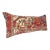 Colorful Antique Throw Lumbar Rug Pillow - Rustic Red & Blue Decorative Pillow Cover - 16'' X 43'' For Sale