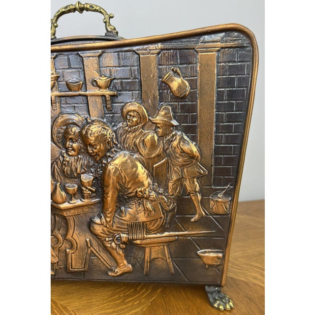 Vintage French Style Newspaper Rack For Sale - Image 5 of 13
