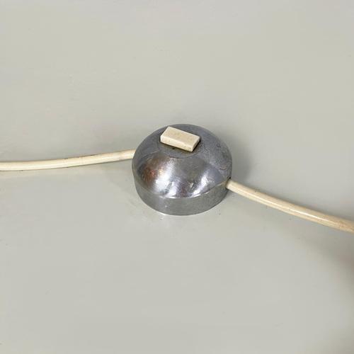 Italian Space Age Adjustable Floor Lamp in Metal and Orange Metal, 1970s For Sale - Image 16 of 17
