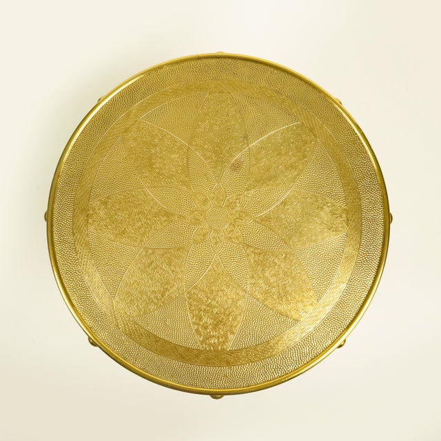 Viennese Secessionist Brass and Ebonized Oak Table For Sale - Image 9 of 11