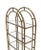 Mid-Century Modern Faux Bamboo Arch Shape Glass Shelves Etagere For Sale - Image 4 of 8