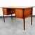 1960s 1960s Mid Century Danish Modern Desk Executive Teak 7 Drawer Floating Doors Locking Nm For Sale - Image 5 of 12