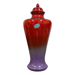 Poole Pottery V&A Ruskin Vase by Karen R Ford, 2005 For Sale