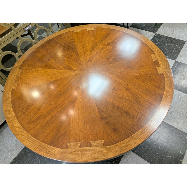 1960s Vintage Lane Round Coffee Table For Sale - Image 5 of 8