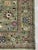 Transitional 8x10 Light Green Floral Oushak Style Hand-Knotted Wool Rug For Sale - Image 3 of 4