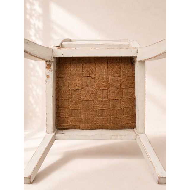 Antique Directoire Period Chairs in Light Grey Lacquered Wood, 1795, Set of 6 For Sale - Image 6 of 7