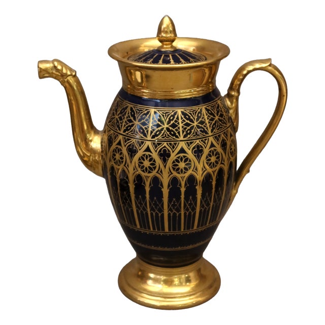 19th Century Paris Porcelain Ewer For Sale