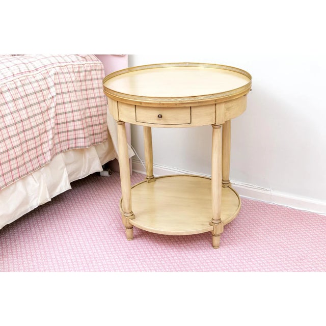 McLain Wiesand Round Galleried “Bouliotte” Accent Table For Sale - Image 4 of 12