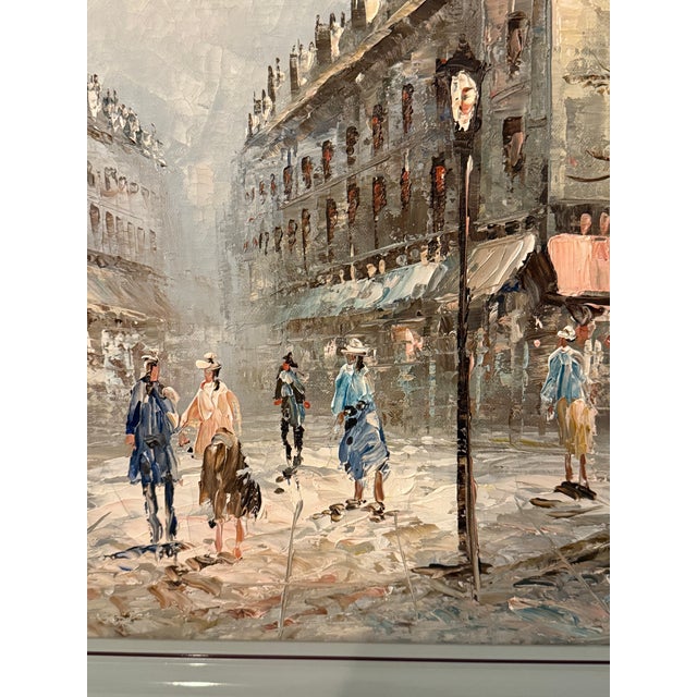 Cinnamon Late 1960 Century Burnett Oil Painting on Canvas 20 X 24 With Frame For Sale - Image 8 of 12