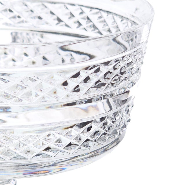 Glass VTG Galway "Irish Rose" Crystal Champagne Sherbet Glasses Set of 6 Ireland 5.5" For Sale - Image 7 of 10