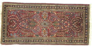 Antique Persian Sarouk Rug - 4' X 2'2"