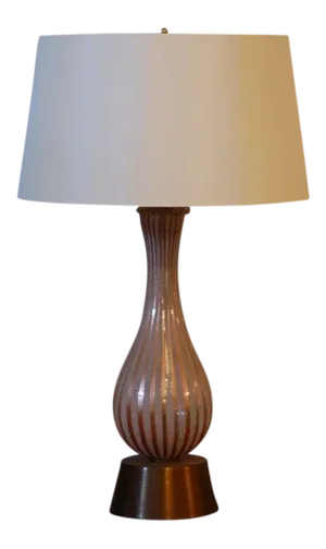 Tall Murano Glass Table Lamp by Dino Martens for Aureliano Toso
