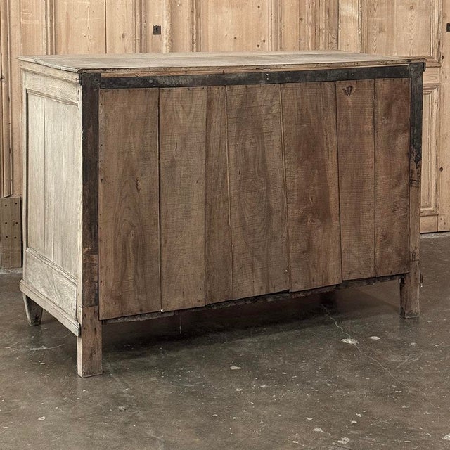 18th Century French Louis XVI Period Commode in Stripped Oak For Sale - Image 16 of 16