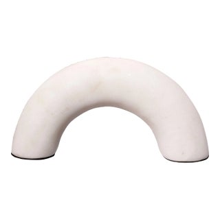 Jamie Young Ostrich White Marble Object For Sale