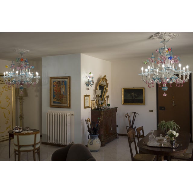 Baroque Ca Rezzonico Chandeliers in Murano Blown Glass, Set of 2 For Sale - Image 3 of 15