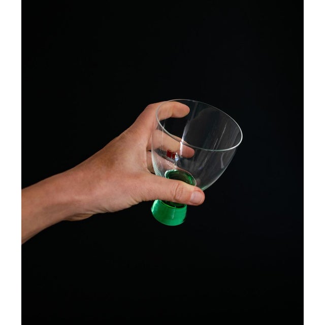 Murano Crystal Martini Glass by Moretti, Set of 6 For Sale - Image 15 of 18